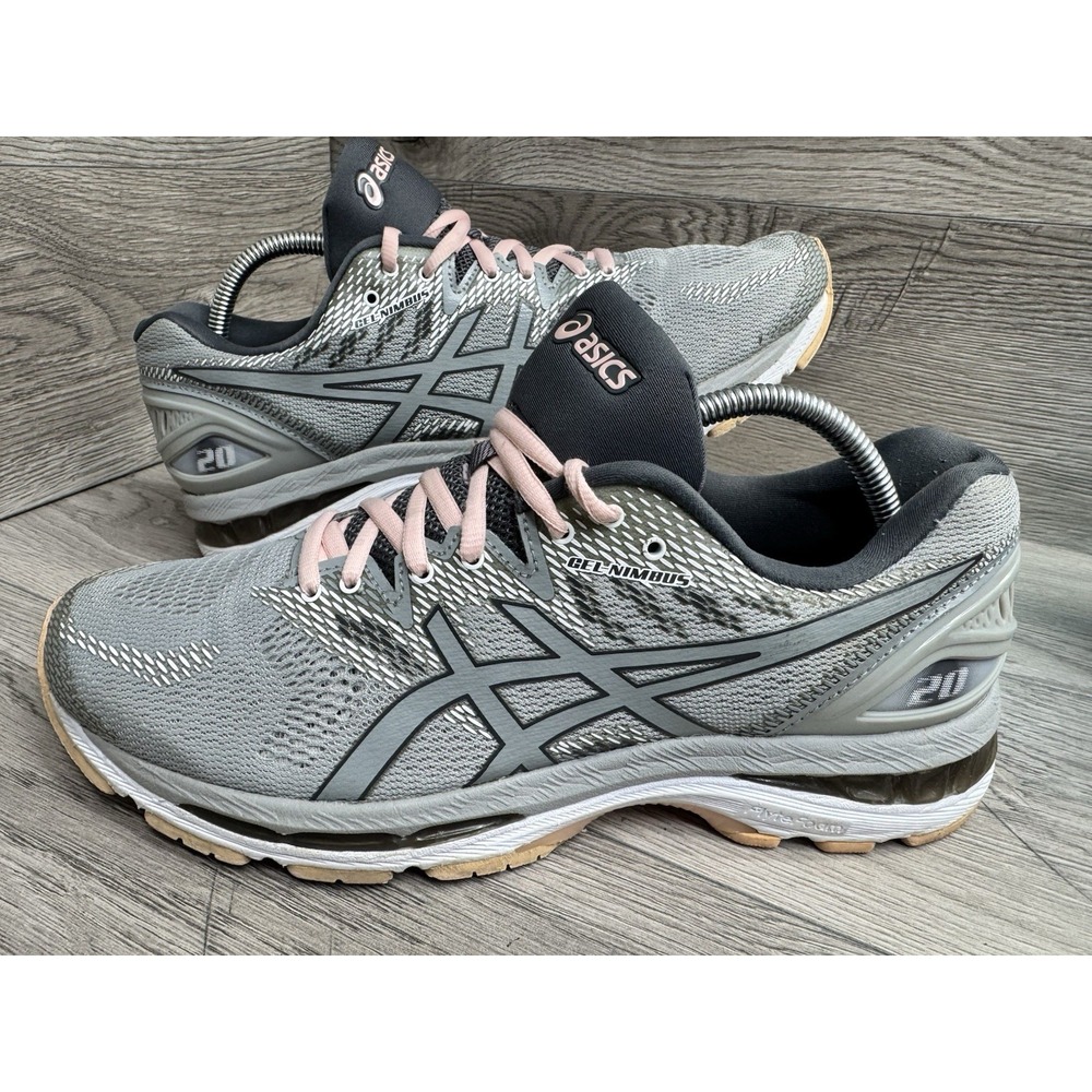 Asics Gel-Nimbus 20 Grey  Mens 11 Running Shoes Sneakers T850N